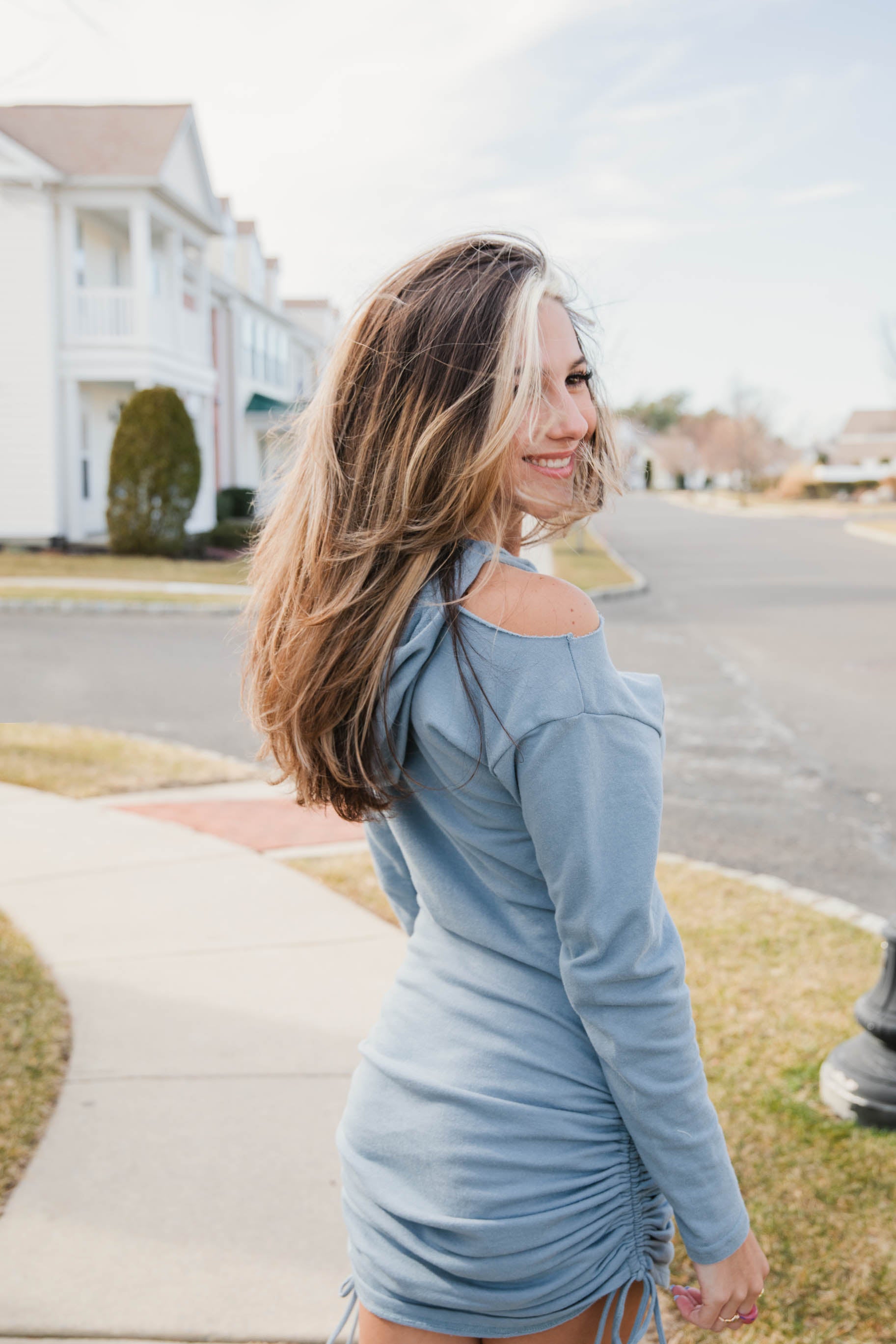 Girls in the Hoodie Dress