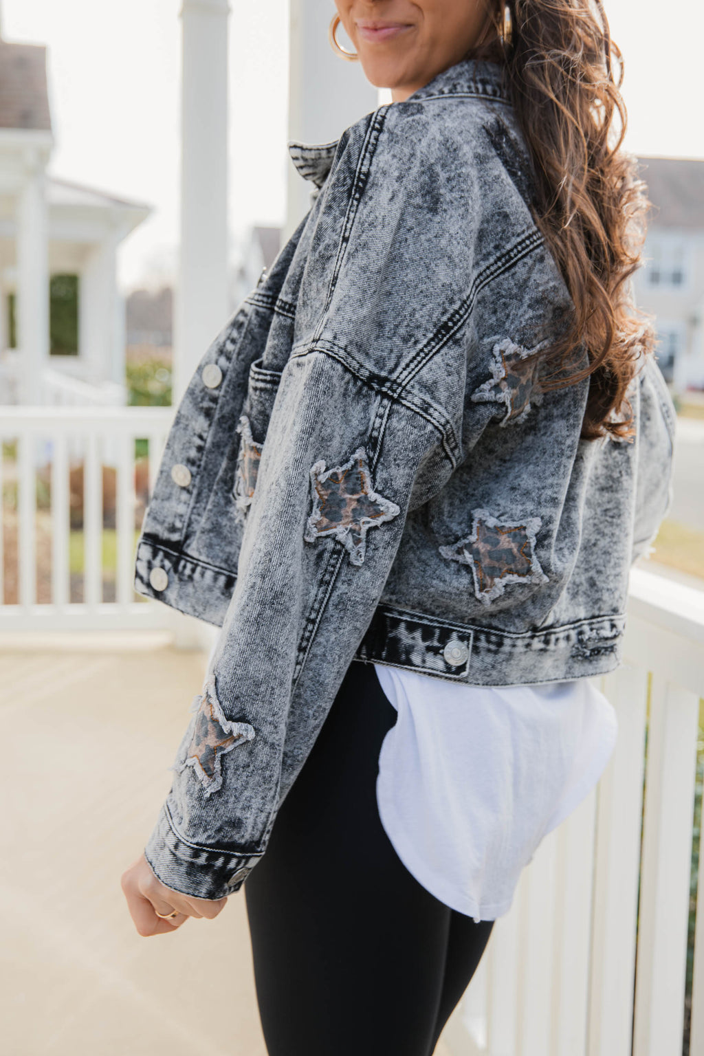 Vintage Star Girl Denim Jacket