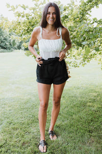 White Corset Bodysuit