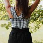 Black Belted Denim Shorts