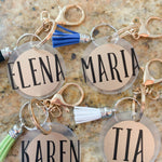 Personalized Tassel Keychain