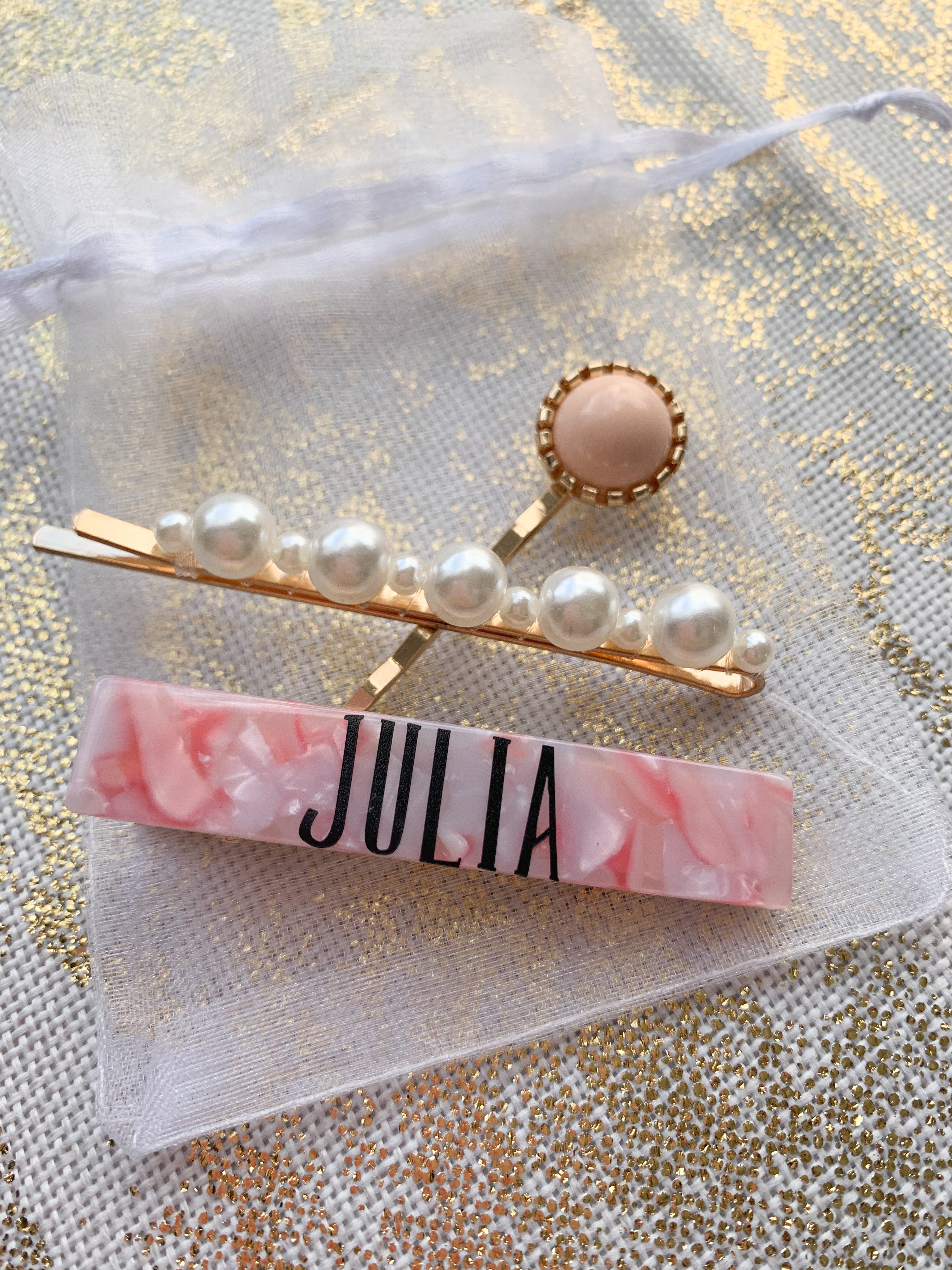 Personalized Hair Clip