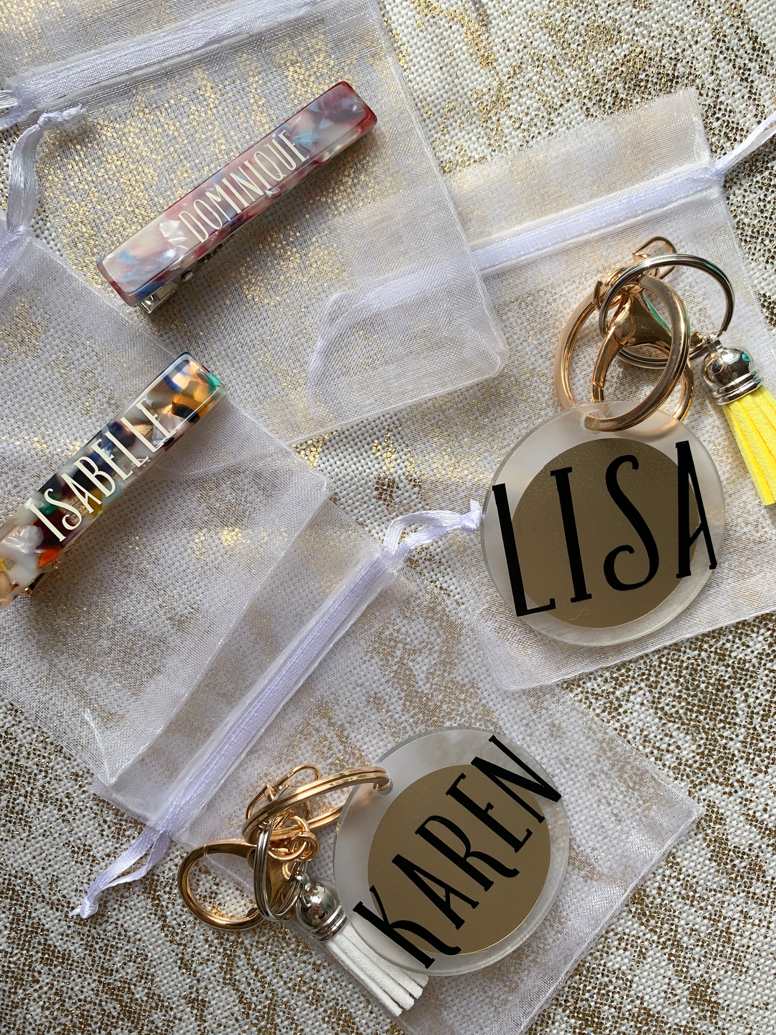 Personalized Tassel Keychain