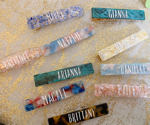 Personalized Hair Clip